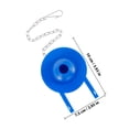 thumbnail image 4 of SHINYPASING Toilet Tank Seal Flapper Toilet Tank Accessories PVC Blue 2Pcs, 4 of 6