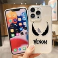 thumbnail image 3 of Clear Phone Case For iPhone Apple 14 12 13 Mini 11 Pro SE 8 7 6 Plus X XR XS Max SE Case Funda Shell Marvel Spiderman Venom LOGO, 3 of 5