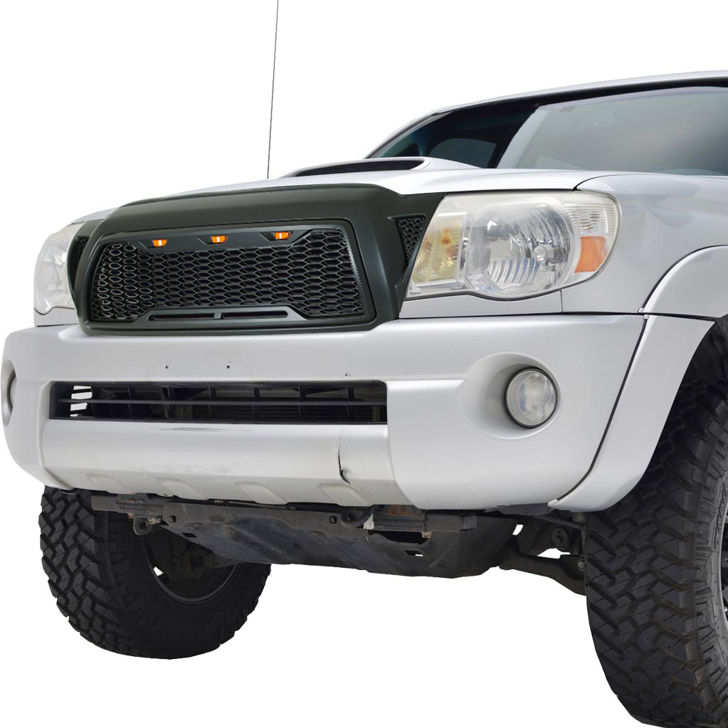 EAG Grill LED Grille Black Upper Front Replacement Fit 05 11 Toyota Tacoma Walmart 