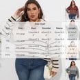 thumbnail image 2 of Gytharion Women's Quarter Zip Sweaters Loose Striped Turn Down Collar Long Sleeve Pullover Tops with Ribbed Cuffs Fashion Jumper Tops, 2 of 6