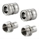 thumbnail image 1 of Conector de Manguera de Agua de Acero Inoxidable de Conexión Rápida para Manguera de Jardín Conector de Liberación Rápida GHT de 3/4 Pulgadas para Aspersores de Césped, 1 of 5