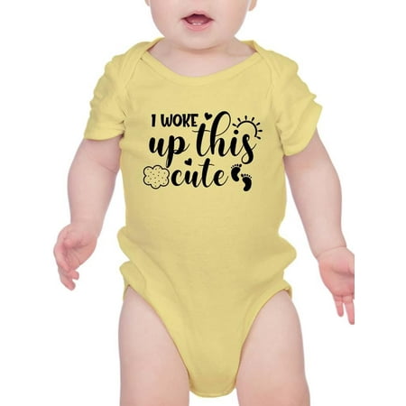 

I Woke Up This Cute Bodysuit Infant -Smartprints Designs 24 Months
