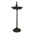 thumbnail image 3 of Rustic Cast Iron Lovebirds Perching On Sunflower Garden Bird Feeder Bath 23"H, 3 of 9