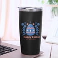 thumbnail image 3 of 20oz Powder Coated Easter Tumbler with Telescopic Straw, Insulated Travel Mug, [Easter Theme] Print, 3 of 6