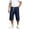 *Navy, variant on VBVC Men's Loose Fit Drawstring Sweat Shorts with Pockets, Casual Knee Length Stretchy Shorts For Men, Army Green , S-3XL