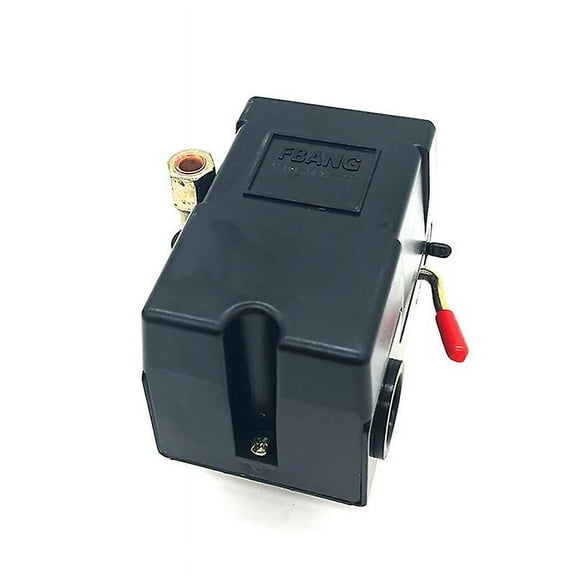 Luniquz Heavy Duty Air Compressor Pressure Switch Control 90-125 Psi Single Port, 26a Replaces
