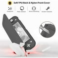 thumbnail image 4 of ProCase Flip Cover for Nintendo Switch Lite with 2 Pack Tempered Glass Screen Protectors, Slim Protective Case with Magnetically Detachable Front Cover for Nintendo Switch Lite 2019 -Grey, 4 of 8