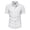 White-B, variant on Penkiiy Men's Short Sleeve Wrinkle Free Shirt Button Down Printing Casual Summer Dress Shirts with Pocket White Clearance