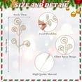 thumbnail image 3 of 20 Pcs Christmas Tree Picks and Sprays, 12inch Candy Shape Curly Picks, Glittery Faux Christmas Tree Stems Ornaments for Christmas Tree Ornaments DIY Crafts Wreath Xmas Holiday Home Party Decor, 3 of 9