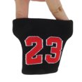 thumbnail image 5 of Unique Bargains 1 Pc Perspiration-wicking Wristbands Sweat-absorbent Sports Wristband Sport Black Red, 5 of 6