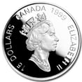 thumbnail image 2 of 1999 Canada 1 oz Silver $15 Bimetal Rabbit Proof (w/Box & COA), 2 of 2
