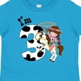 thumbnail image 4 of Inktastic I'm Three-cowgirl Riding Horse Birthday Girls Toddler T-Shirt, 4 of 5