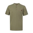 thumbnail image 7 of Wrangler Workwear Men's Short Sleeve Henley Pocket Work T-Shirt, Sizes S-5XL (Men's and Big Men's), 7 of 7