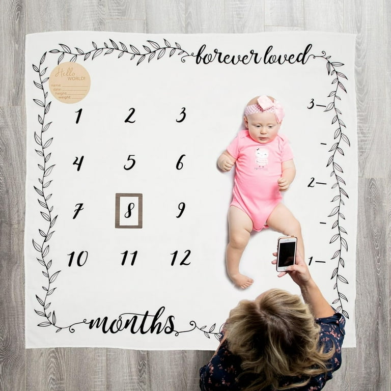 Baby month blanket boy sale