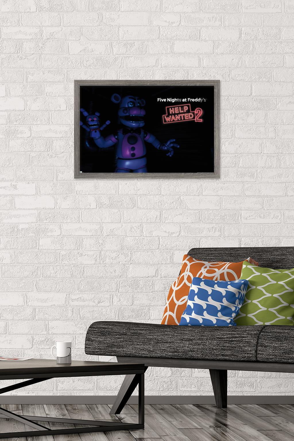 Five Nights at Freddy's: Help Wanted 2 - Funtime Freddy Wall Poster, 14.725" x 22.375" Framed