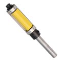 thumbnail image 4 of 1/4 "Cojinete Del Vástago Del De Enrutamiento Fresa De Broca Muela 25 Mm Amarillo Cola Trim Router Bit, 4 of 6