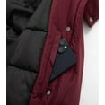 thumbnail image 6 of KVE Women's Quilted Winter Coat Warm Puffer Jacket Thicken Parka with Removable Hood Burgundy Red 3X-Large, 6 of 9