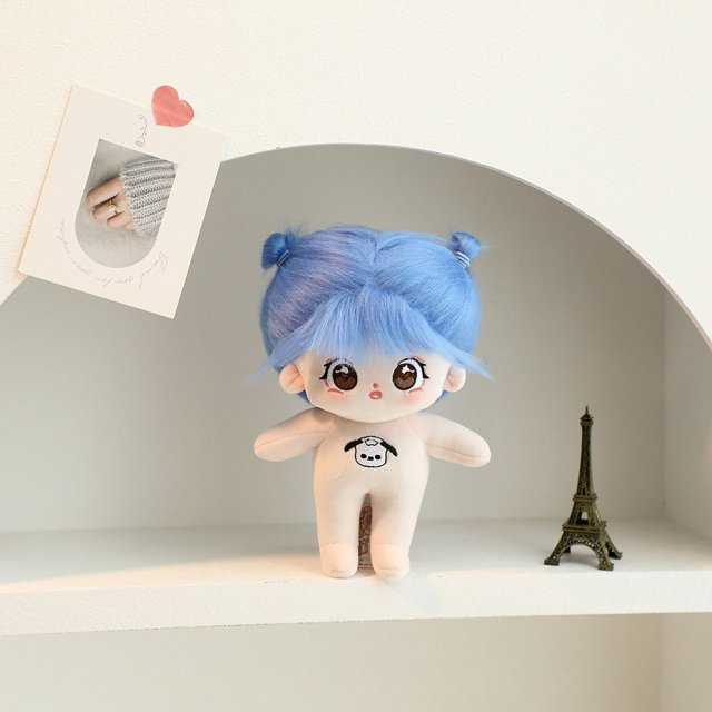 1 muñeca de peluche de 20 cm de algodón con forma de estrella, estilo kawaii, sin atributos, colección de fans, regalos para niñas y niños.