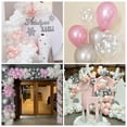 thumbnail image 5 of Pink and Silver Balloons 12 Inch Winter Onederland Snowflake Balloon Pearl Pink White Silver Metallic Latex Party Balloons for Frozen Christmas Wonderland Girl Birthday Shower Decorations, 5 of 7