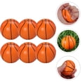 thumbnail image 1 of OUNONA 6Pcs Mini Basketball Bulk Stress Balls For Birthday Party And Entertainment 2.48In, 1 of 7