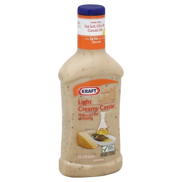 Kraft Salad Dressing Salad Dressing Light Creamy Caesar Squeeze Bottles