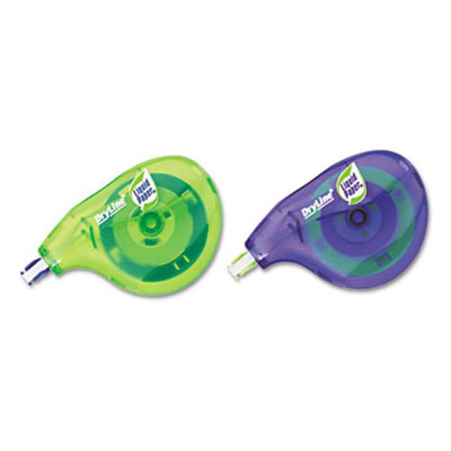 Papermate DryLine Correction Tape Non-Refillable 1/5'' x 472'' 2/Pack