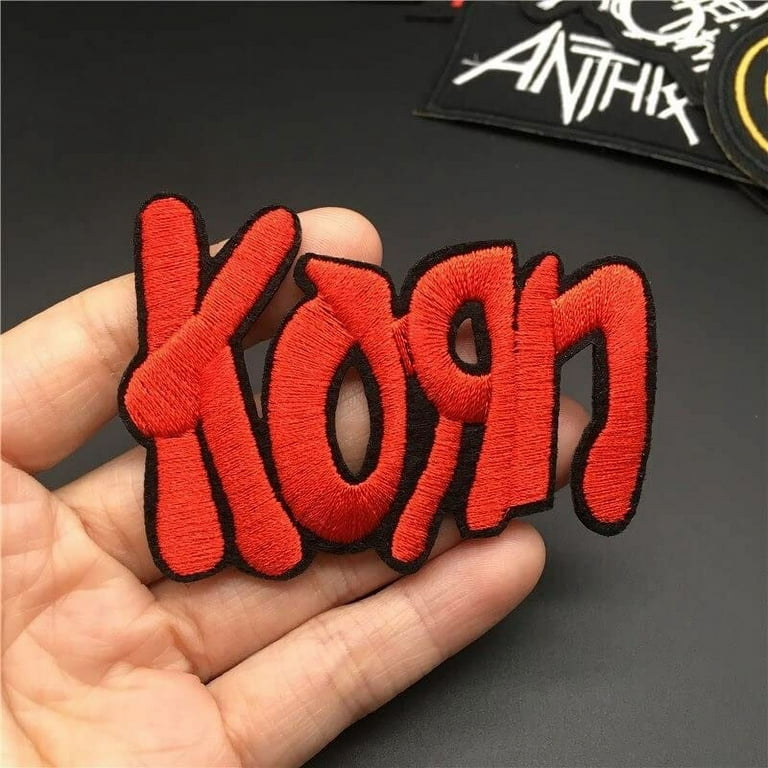 Band Rock Music Punk Badges Iron On Patches Appliques Embroidered Stripes  DIY