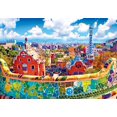thumbnail image 1 of Park Guell, Barcelona Spain, a 1500-piece Puzzle by Lafayette Puzzle Factory, 1 of 2