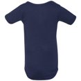 thumbnail image 3 of Bella Canvas Baby Jersey One Piece, 18-24, Navy, 3 of 3