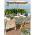 thumbnail image 5 of Outdoor Tablecloth with Umbrella Hole for Patio/Picnic/Party/Camping, Sage Green Coastal Waterproof Table Cloth Rectangle Table Cover Washable, Starfish Coral Summer Beach Ocean (60"x 120"), 5 of 8