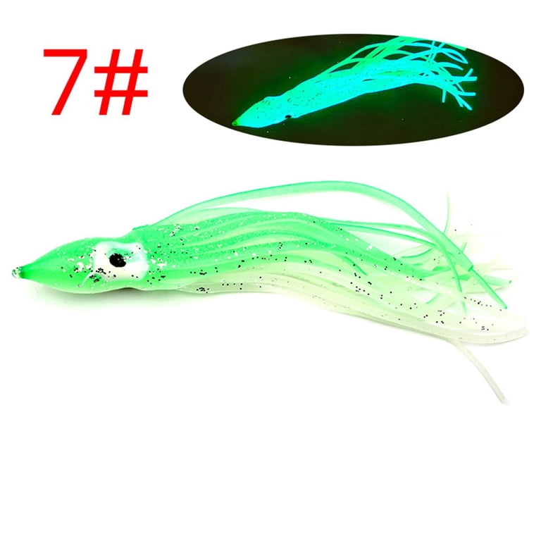 5Pcs 120Mm Luminous Octopus Lure Squid Rubber Fishing Trout Swing Lures Squid Soft Baits Carp Fishing Lure Accessories Pesca 13 Fangkenuo - Walmart.com 5Pcs 120Mm Luminous Octopus Lure Squid Rubber Fishing Trout Swing Lures Squid Soft Baits Carp Fishing Lure Accessories Pesca 13 Fangkenuo - Walmart.com