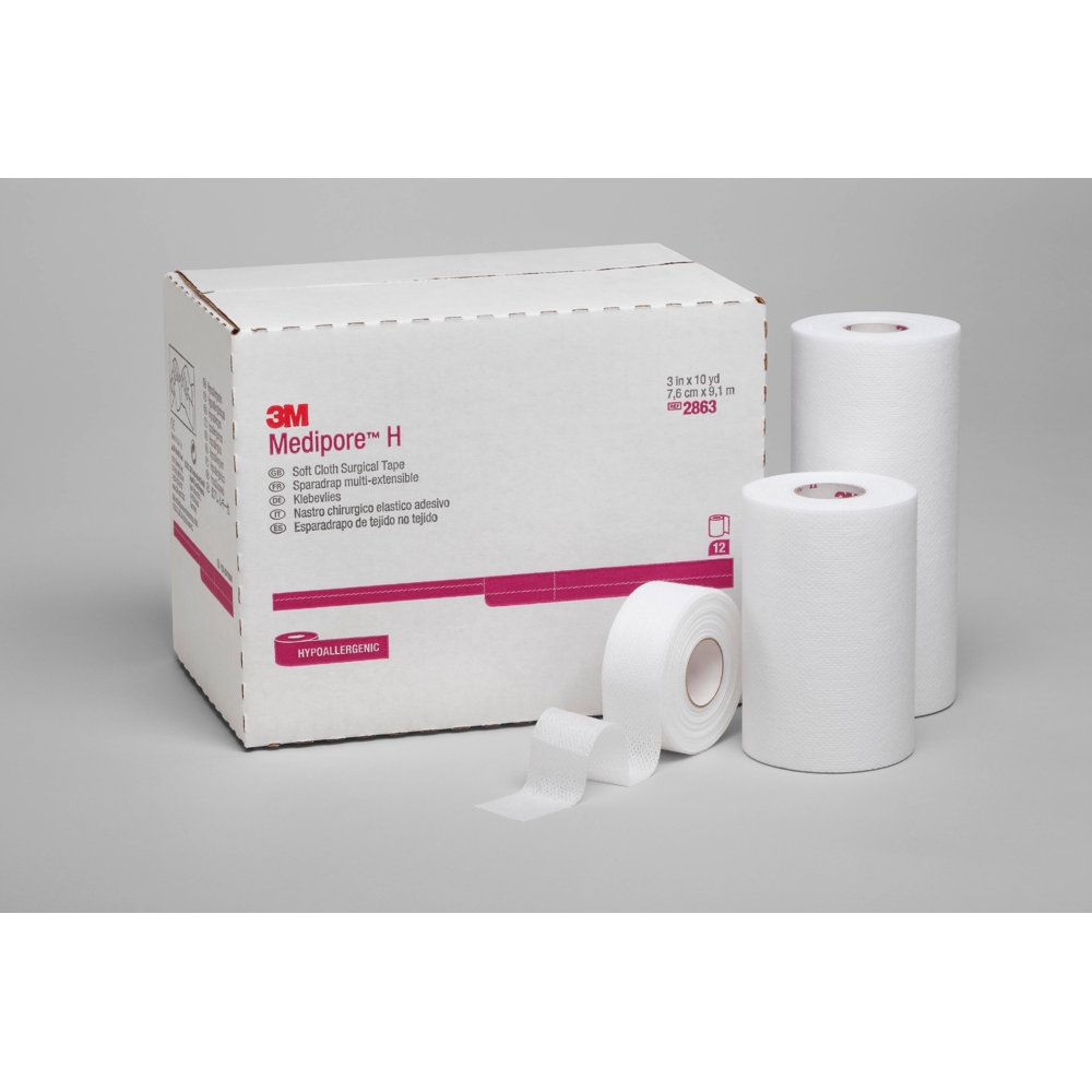 3M Medipore H Medical Tape , s, Rolls/