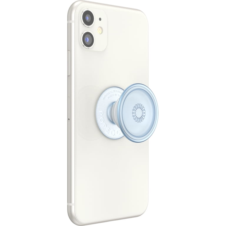 PopSockets PopGrip Estetica Azzurro Pastello Tie Dye, Intercambiabile, Impugnatura E Supporto Per Telefono