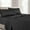 Black, variant on Luxury Attached Waterbed Sheet Set - Solid 300 Thread Count