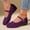 Purple, variant on Fnooota Womens Flat Shoes, Non Slip Adjustable Strap Lightweight Ladies Flats Black Size 9