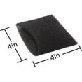 thumbnail image 4 of SHIBA-4 Pack FH50150 Foam Tank Filter Compatible with Hoover Power Scrub Deluxe Carpet Cleaner Machine Upright Shampooer FH50150 and Hoover Steam Vacuum Cleaner F5800 Series, 4 of 4