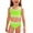 w93# Green121, variant on Baby Toddler Swimsuit Fashionable Color Block Spaghetti Strap Scoop Neck Tops High Waist Bikini Set Casual Two Piece Summer Stylish Bathing Suit Breathable Cozy Beachwear,Black,13-14 Years