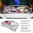 thumbnail image 4 of My Hero Academia Car Windshield Sun Shade, Front Window Sun Shades, Visor Shield Cover For Car Suv Truck, Visor Protector Blocks Uv Rays, Keep Your Vehicle Cool, Small, 51*27.5 Inch, 4 of 8