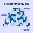 thumbnail image 6 of Disney Lilo & Stitch Little Girls' Fleece Jacket Blue Lavender, 6 of 8