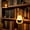Ghost Reader, variant on Library Lantern Bookshelf Lamp, Mini LED Bookshelf Light Slides Between Books, Warm Amber Glow Book Nook Light for Shelf Decor, Reading Corner & Book Lovers Gift(WH)