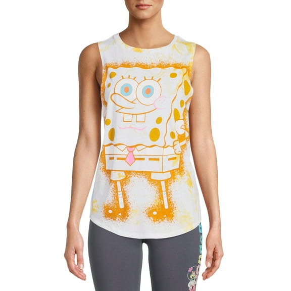 SpongeBob Juniors’ Marble Dye Tank Top