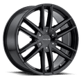 thumbnail image 2 of Raceline 158B-IMPULSE 20" Cast Aluminum Wheel, IMPULSE BLACK 20X8.5 6X120/6X139.7 +15mm Fits select: 2015-2018 CHEVROLET SILVERADO K1500 LT, 2014 CHEVROLET SILVERADO K1500, 2 of 2