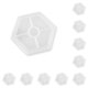 thumbnail image 3 of Molde Hexagonal 10Conjunto Cateissary Silicona, 3 of 6