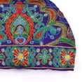 thumbnail image 4 of Ladies Ethnic Turban Hat Head Wrap Cotton Beanie Embroidered Florals Fashion, 4 of 4