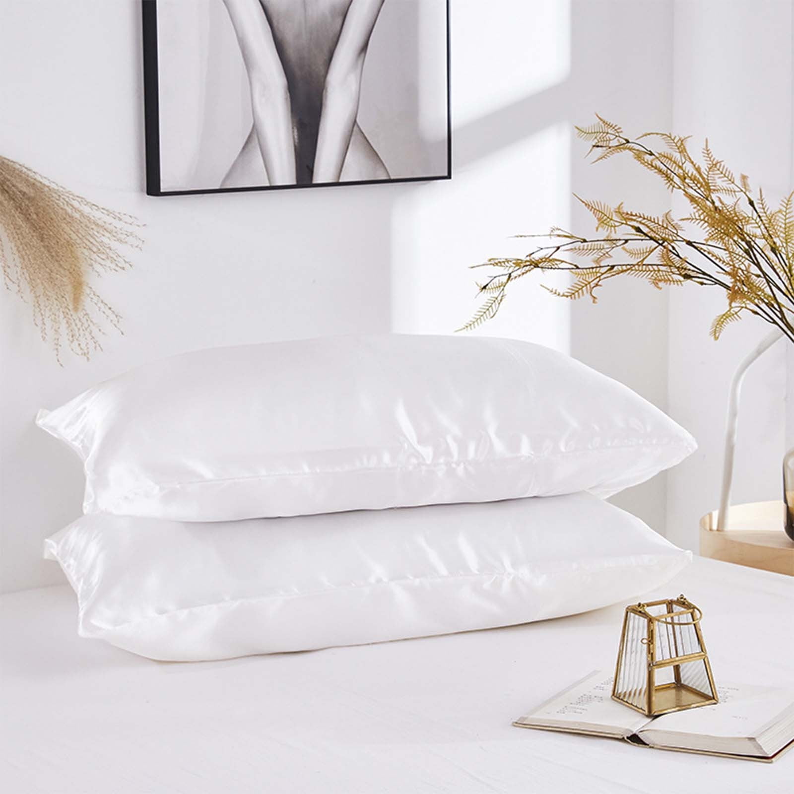 RXIRUCGD Satin Pillowcase For Hair And Skin Pillowcases Standard