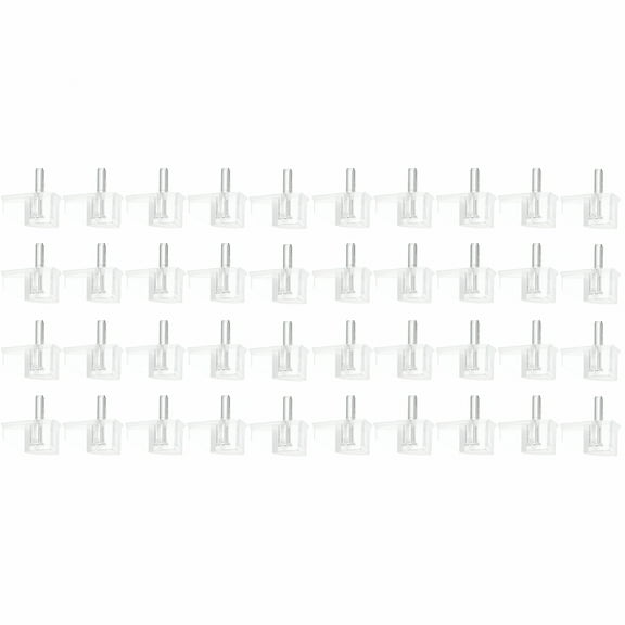 LAMIRO Cupboard Shelf Pegs Kitchen Cabinet Support Nail Plastic Shelves Holders Bracket 40 Pcs