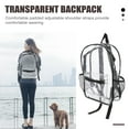 thumbnail image 4 of WHAMVOX Sac de Voyage Transparent Imperméable PVC pour Voyage en Plein Air 1Pcs Rentrée Scolaire, 4 of 4
