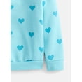 thumbnail image 3 of Wonder Nation Baby & Toddler Fleece Crewneck Sweatshirt, Sizes 6M-5T, 3 of 3