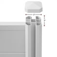 thumbnail image 6 of Casafield 42" x 42" Privacy Screen - Outdoor Vinyl Fence Panel - White, 6 of 7