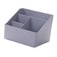 thumbnail image 5 of Caja de almacenamiento de escritorio, organizador de papelería, estuche de almacenamiento de maquillaje para la sala de estar gris azul, 5 of 9